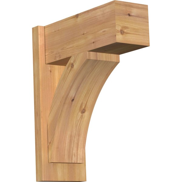 Ekena Millwork Thorton Block Smooth Outlooker, Western Red Cedar, 7 1/2"W x 18"D x 22"H OUT08X18X22THR05SWR - main